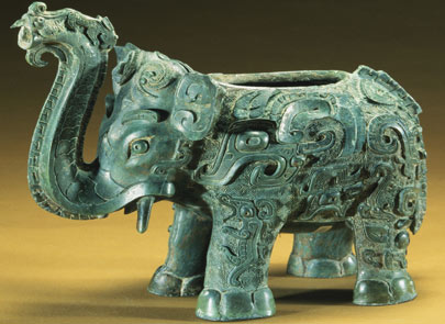 Shang dynasty bronze vessel
