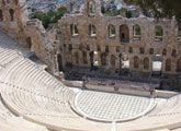 Theater of Herodes Atticus at Acropolis in Athens