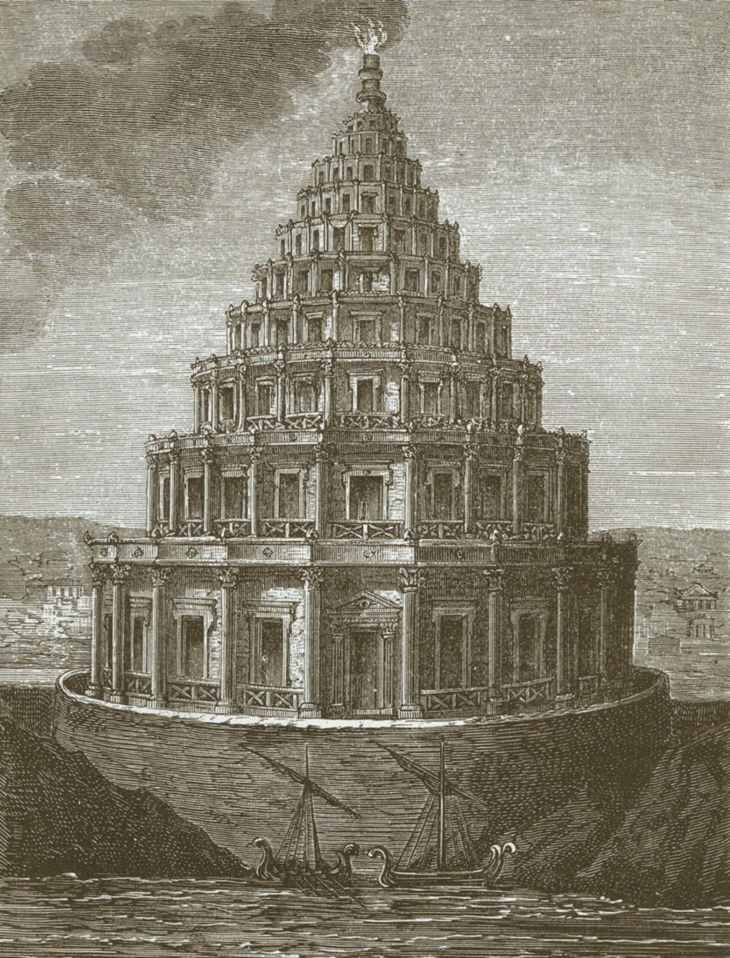 Pharos lighthouse of Alexandria
