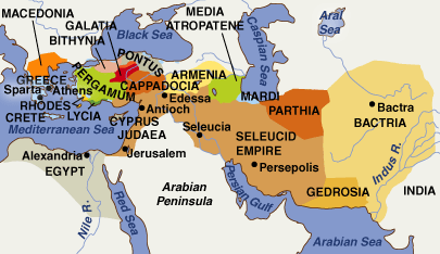 Hellenistic Kingdoms, ca. 185 BC