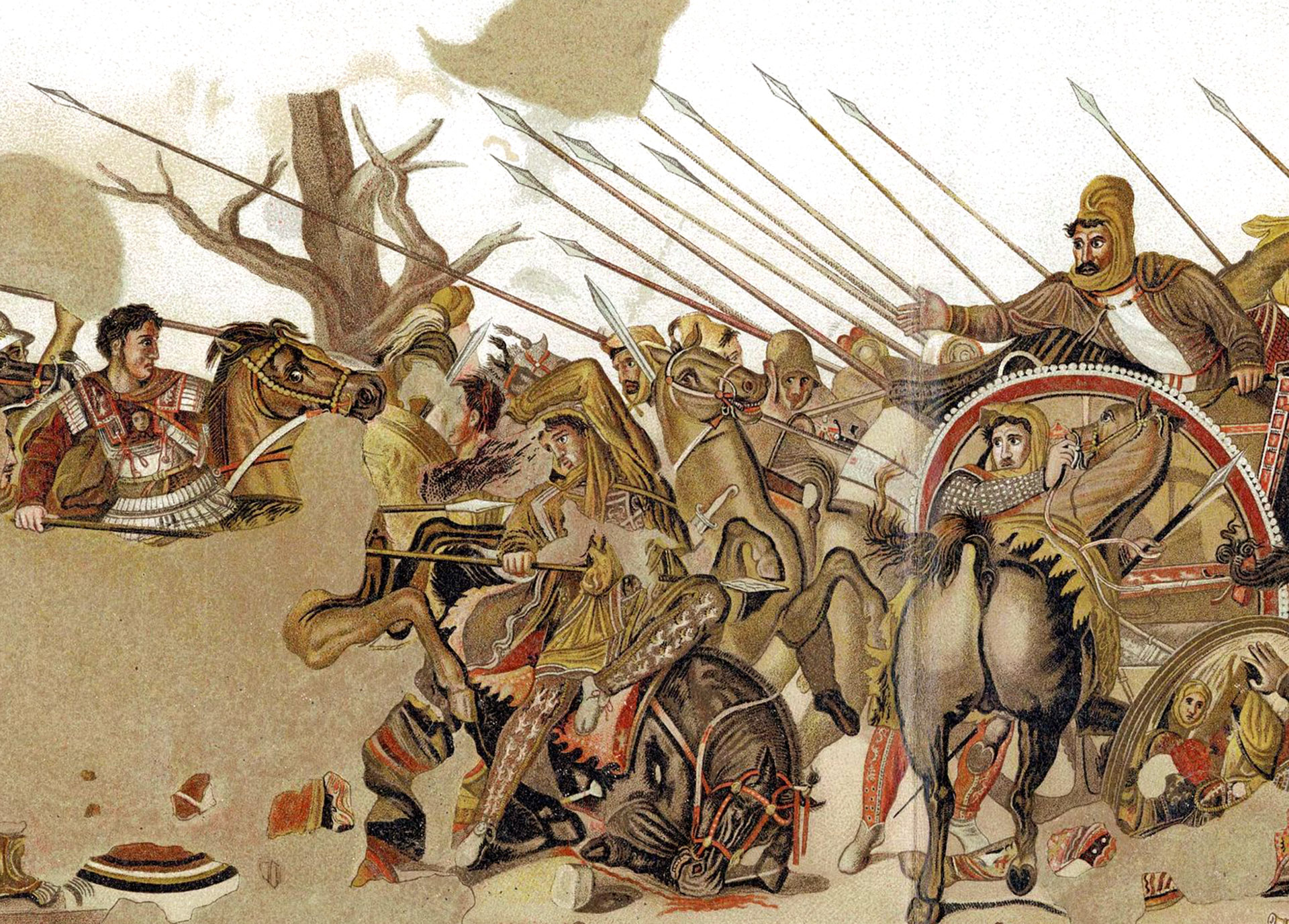 Alexander the Great defeats Darius III at Issus